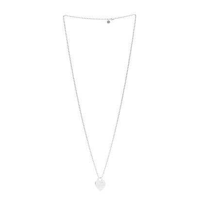 Tiffany Sterling Silver Long Return to Tiffany Heart Pendant Necklace 3 of 5
