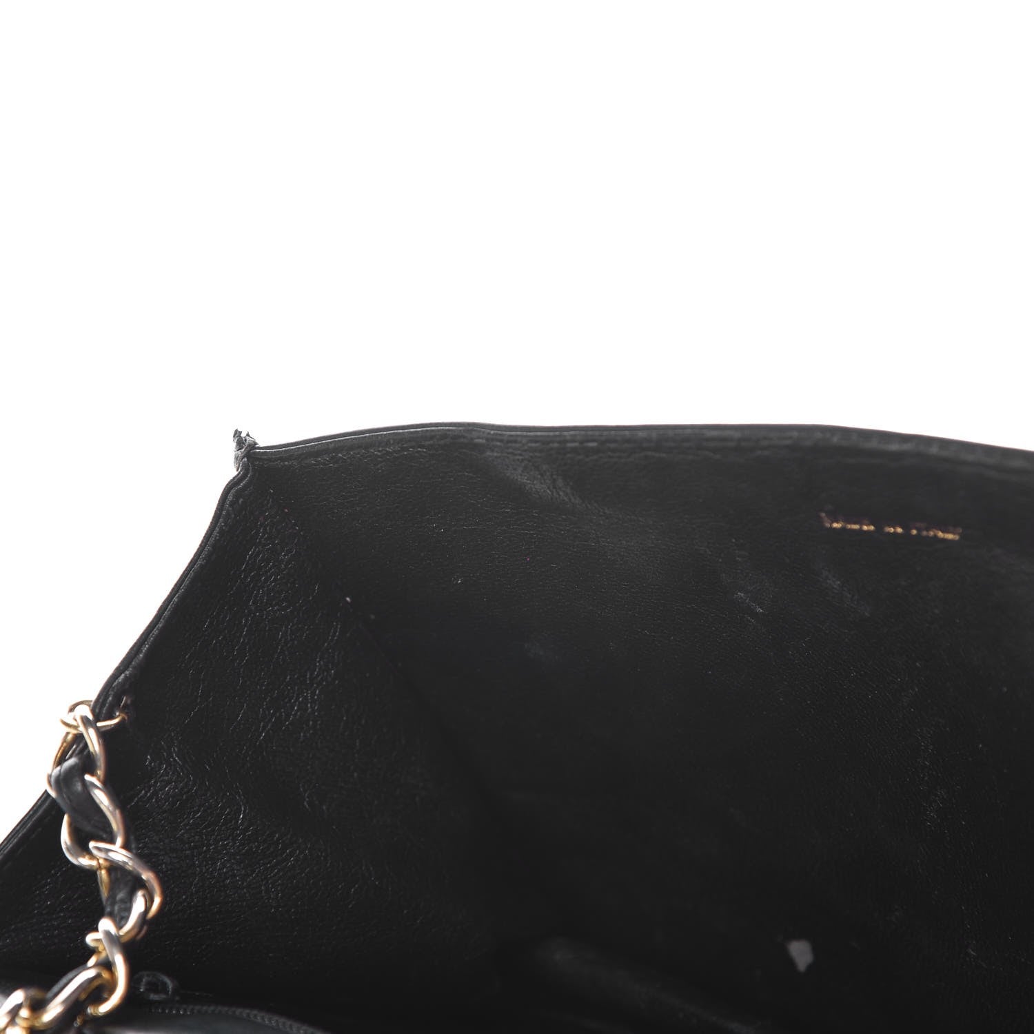 Chanel Lambskin Quilted CC Small Single Flap Black 10 of 16