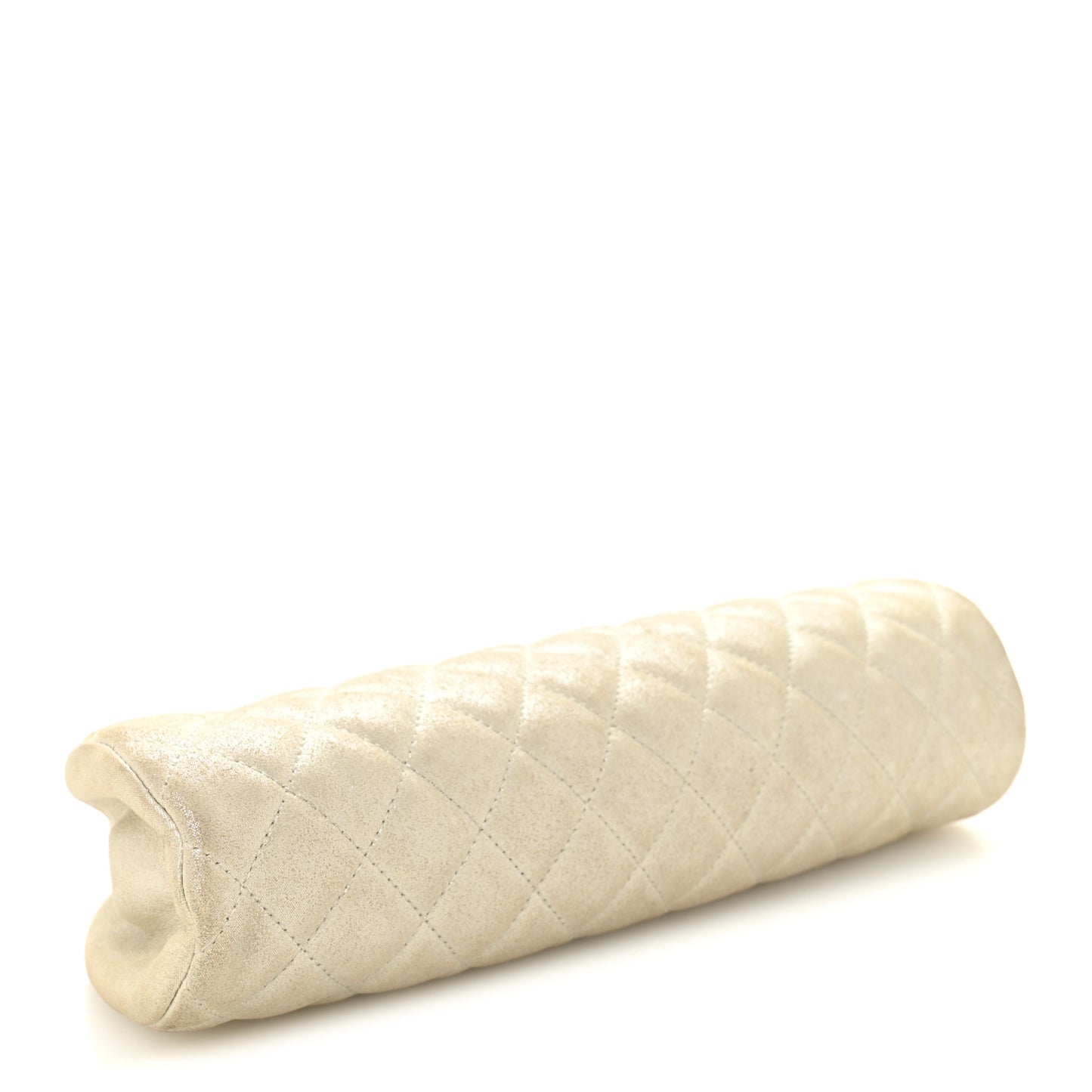 Metallic Calfskin Quilted Timeless Clutch Gold