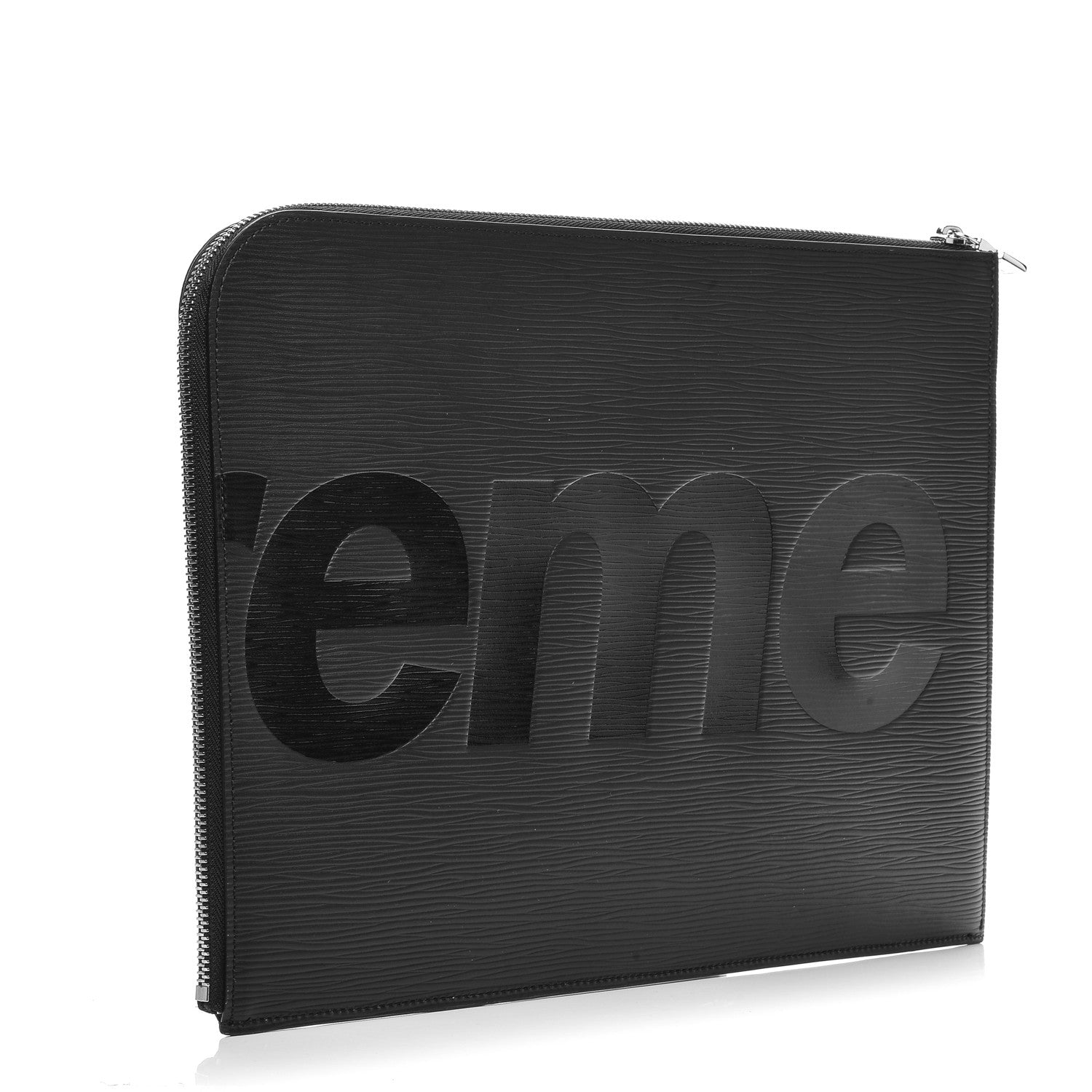 Louis Vuitton X SUPREME Epi Pochette Jour GM Black 3 of 7