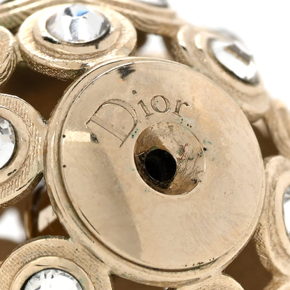 Christian Dior Crystal Pearl Dior Tribales Earrings Gold 4 of 6