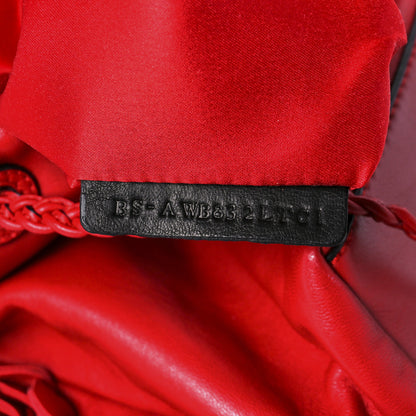 Valentino Garavani Nappa Atelier Rose Edition Large Tote Red 6 of 8