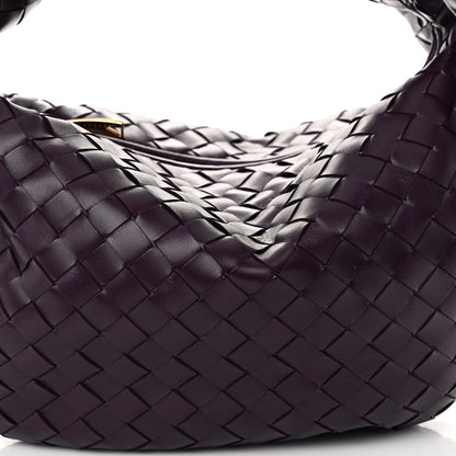 Bottega Veneta Nappa Intrecciato Teen Jodie Hobo Dark Mystic 8 of 10