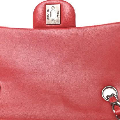 Chanel Lambskin Quilted Mini Rectangular Flap Red 14 of 14