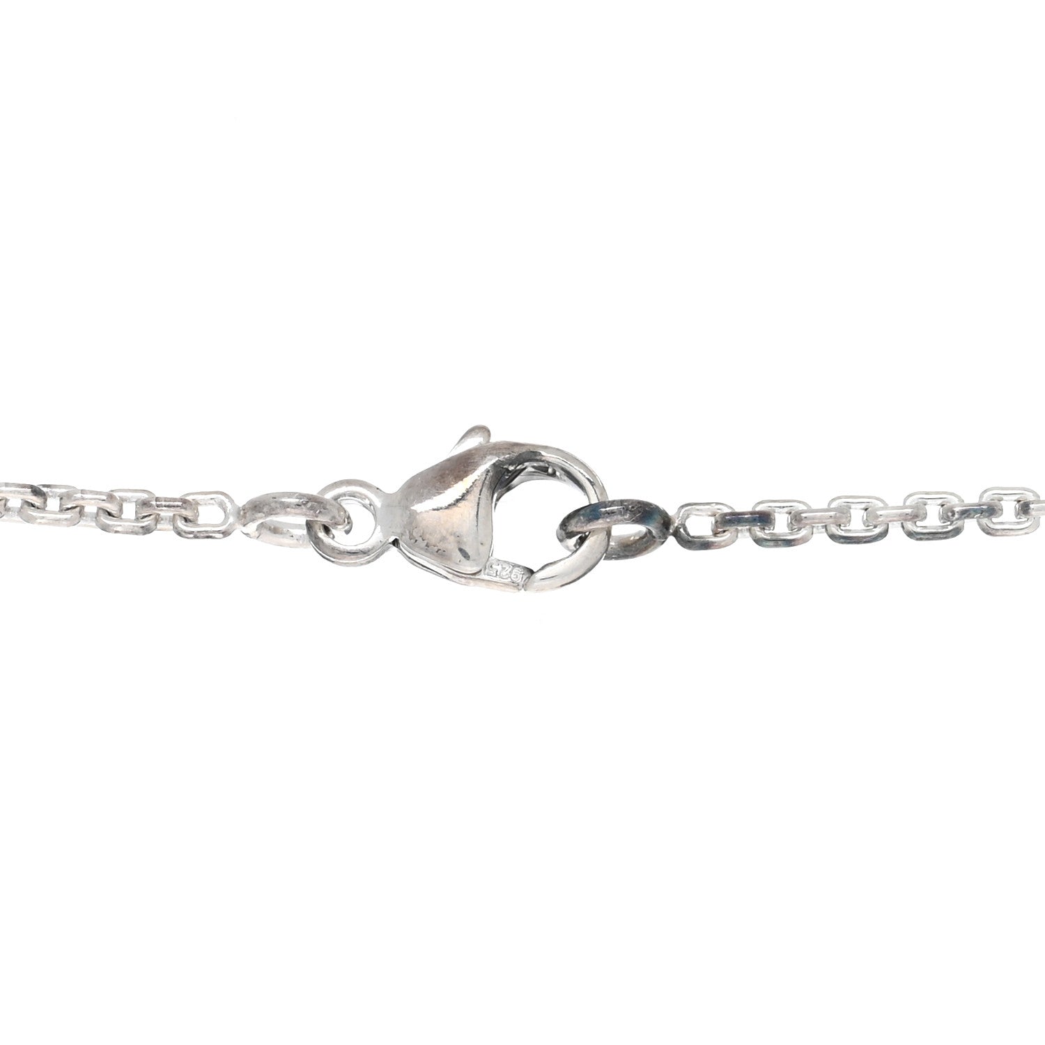 Louis Vuitton Sterling Silver Lockit Necklace 4 of 4