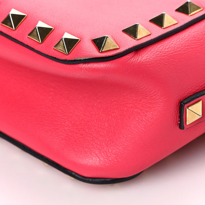 Valentino Garavani Calfskin Rockstud Camera Crossbody Bag Deep Rose 7 of 7