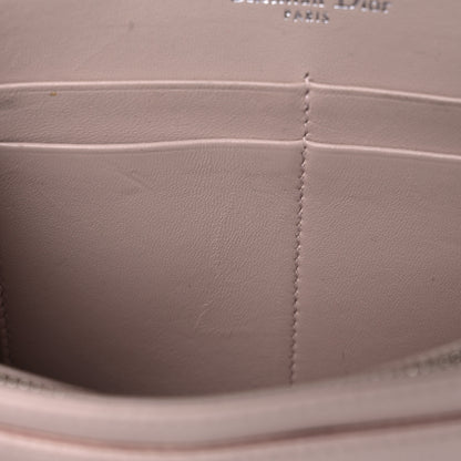 Christian Dior Grained Calfskin Diorama Wallet on Chain Pouch Rose Poudre 13 of 23