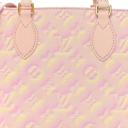 Louis Vuitton Empreinte Monogram Summer Stardust Onthego PM Pink 7 of 9