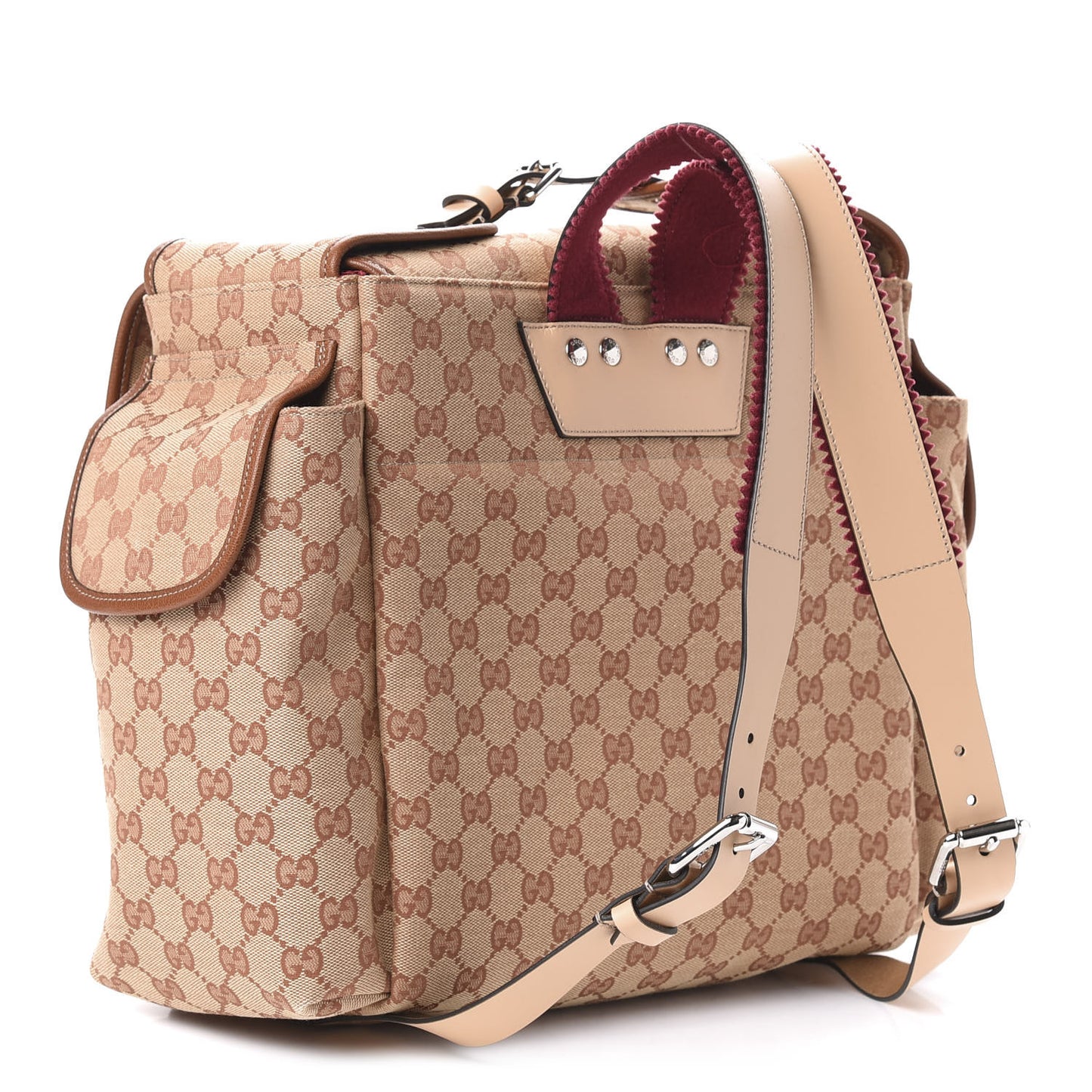 Zucca Spalmati Medium Roll Tote Tobacco Viola