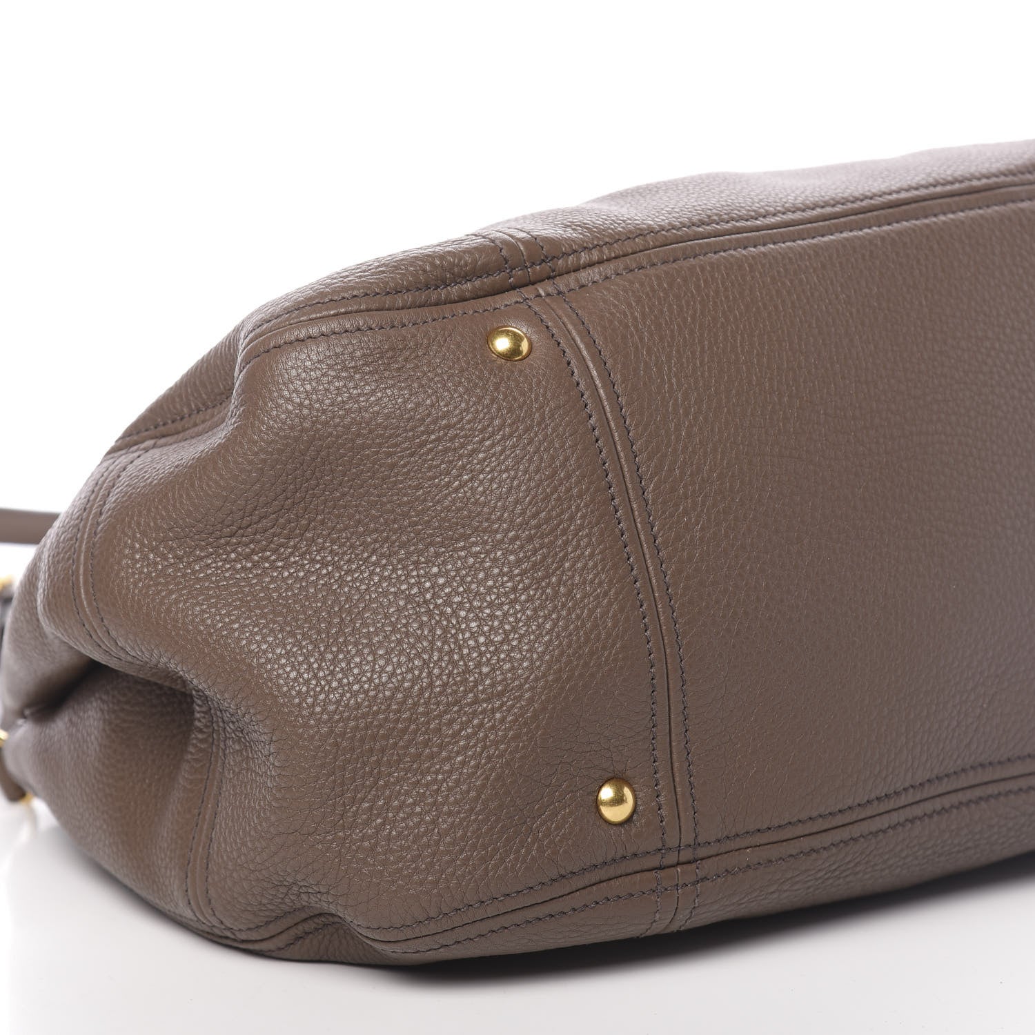 Miu Miu Vitello Daino Top Handle Tote Bambu 8 of 10