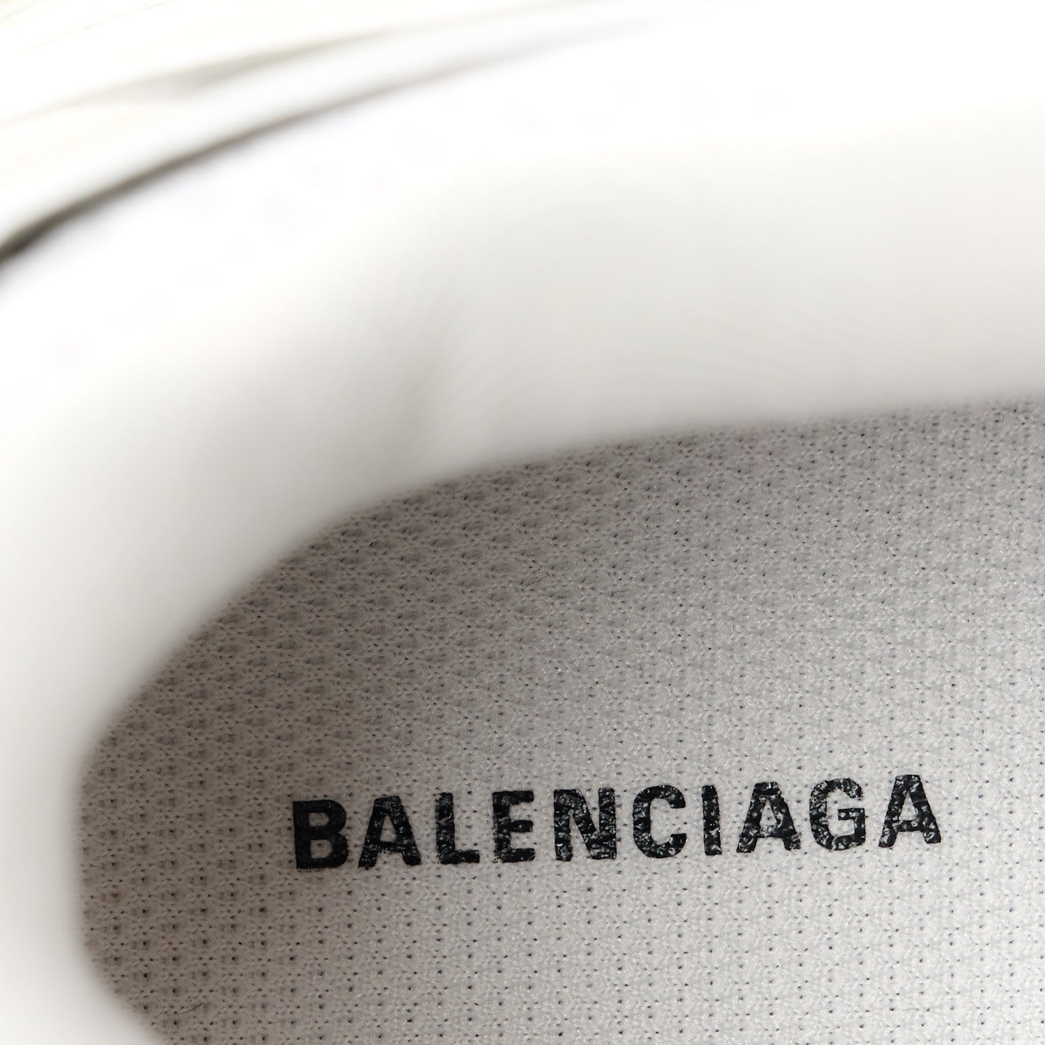 Balenciaga Rubber Mesh Fabric Monocolor Recycled Sole Womens Track Sneakers 38 White 7 of 9