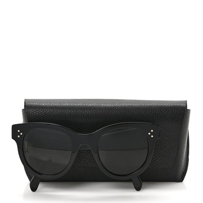 Celine Acetate Studded Mineral Round Sunglasses CL40031N Black 8 of 8