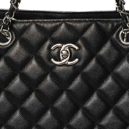 Chanel Caviar Quilted Large Shopping Tote Black 8 of 10