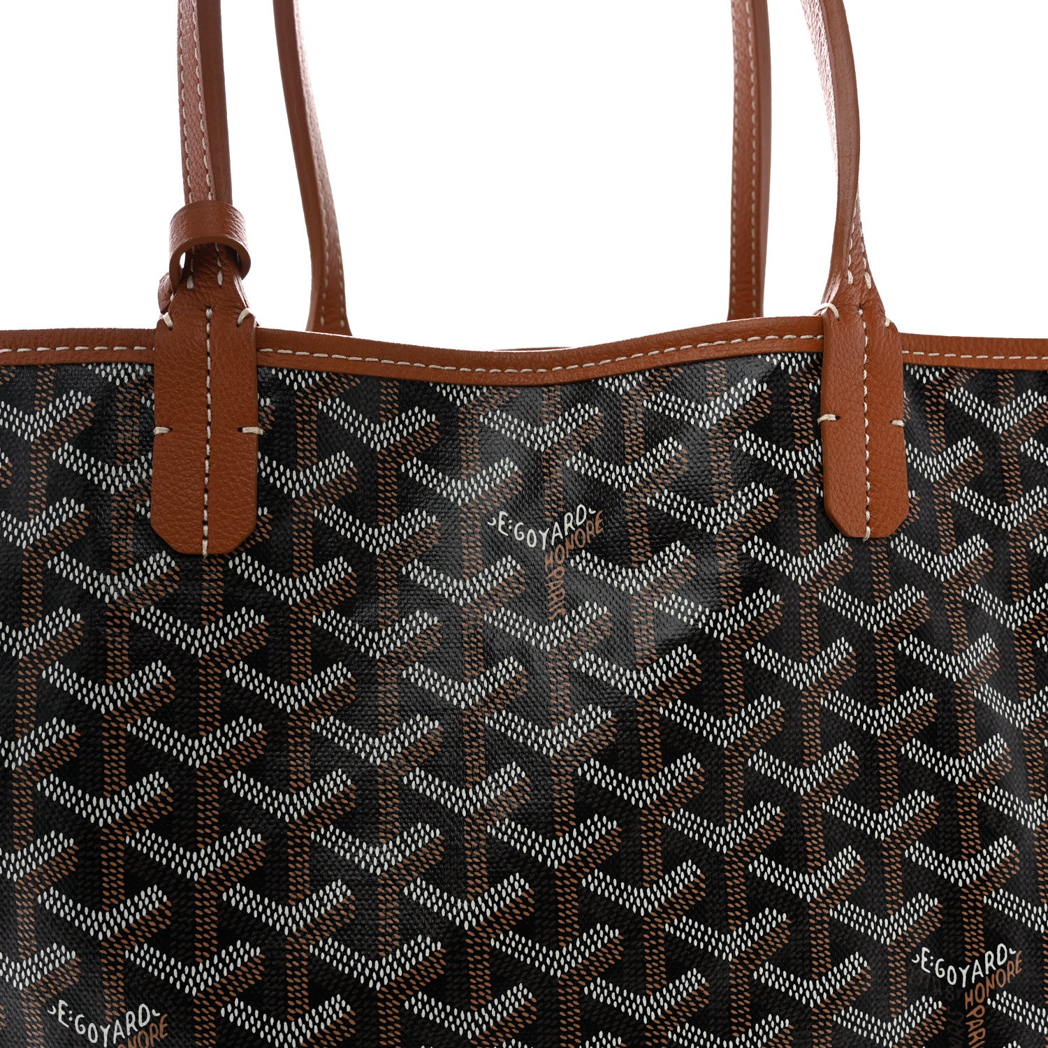 Goyard Goyardine Saint Louis PM Black Gold 9 of 11