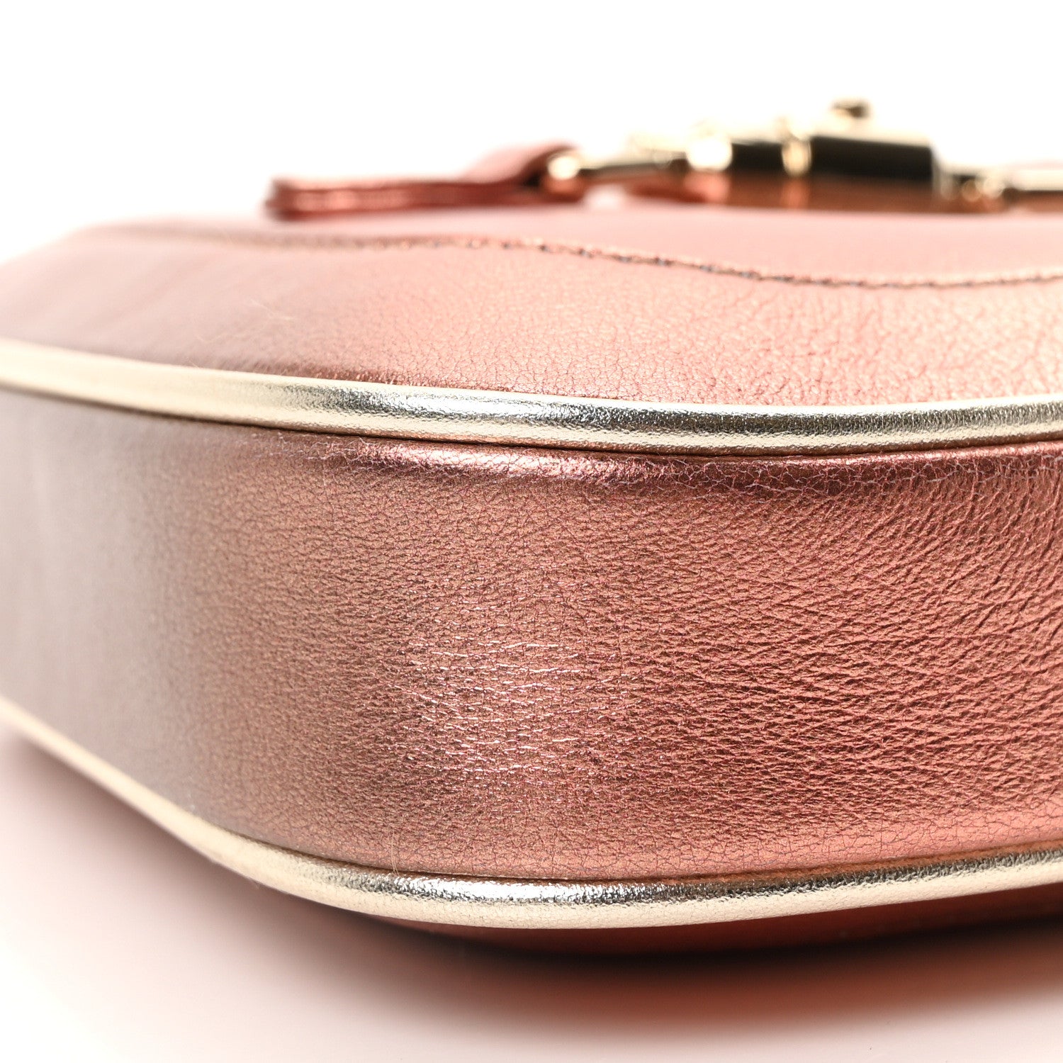 Gucci Metallic Faded Nappa Mini Jackie 1961 Copper 10 of 10