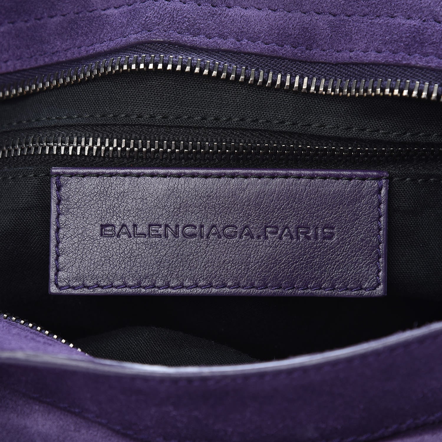 Balenciaga Baby Daim Suede Classic Silver Hardware City Purple 6 of 11