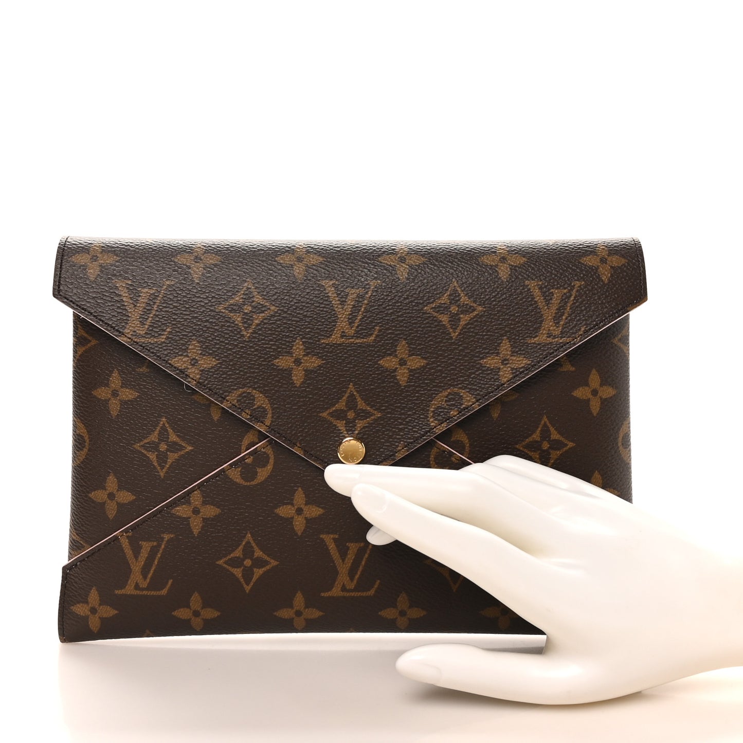 Monogram Large Kirigami Pochette Insert Rose Ballerine