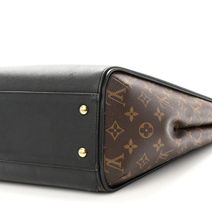 Louis Vuitton Calfskin Monogram Kimono Tote Black 9 of 11