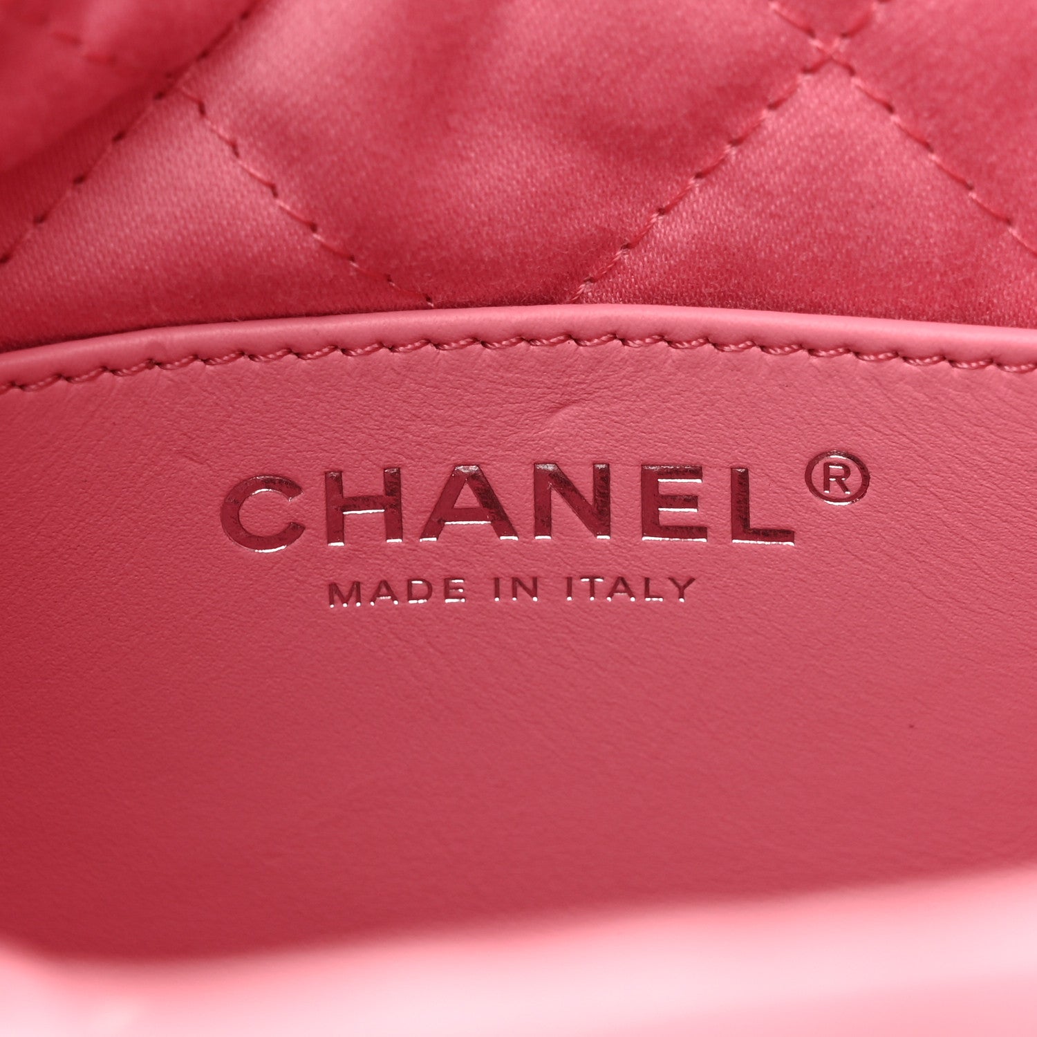 Chanel Shiny Calfskin Quilted Mini Chanel 22 Pink 7 of 11