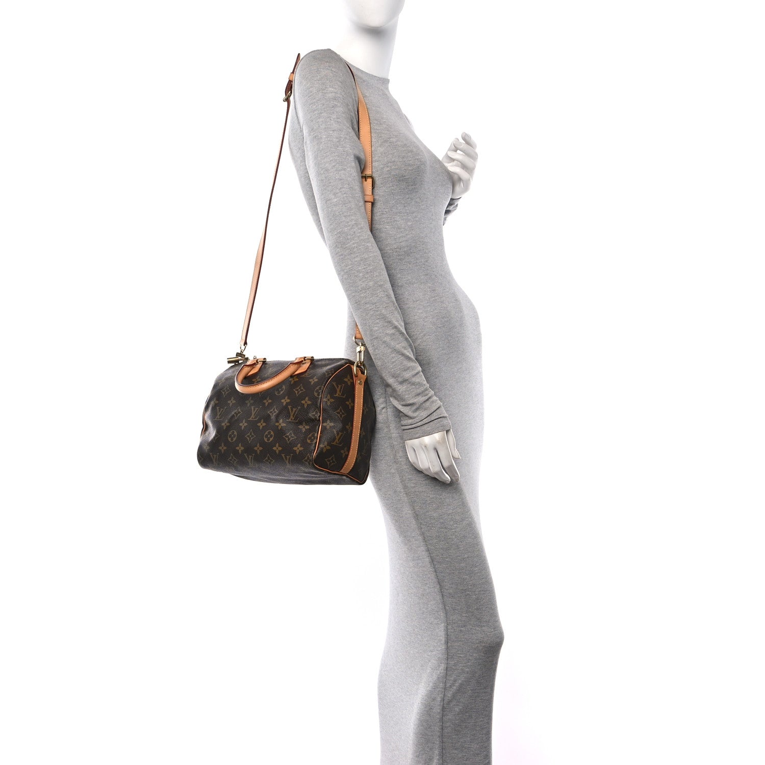 Louis Vuitton Monogram Speedy Bandouliere 25 2 of 12
