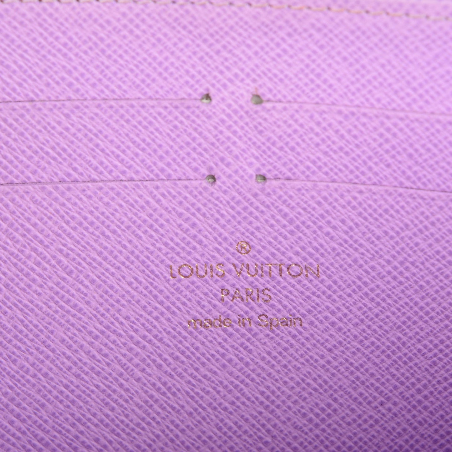 Damier Ebene Illustre Zippy Wallet Violet