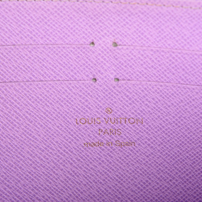 Louis Vuitton Damier Ebene Illustre Zippy Wallet Violet 6 of 8
