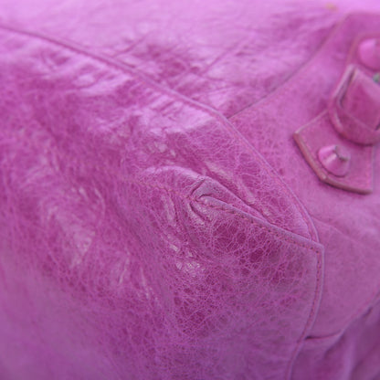 Balenciaga Agneau Rubber Covered Classic Hardware Day Hobo Amethyst 13 of 16