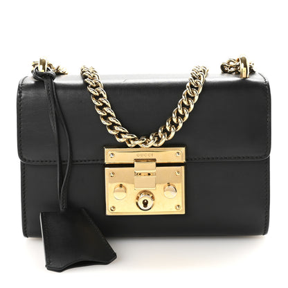 Gucci Calfskin Small Padlock Shoulder Bag Black 1 of 10