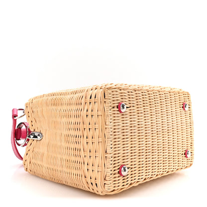 Louis Vuitton Rattan Calfskin Capucines BB Pink 4 of 10