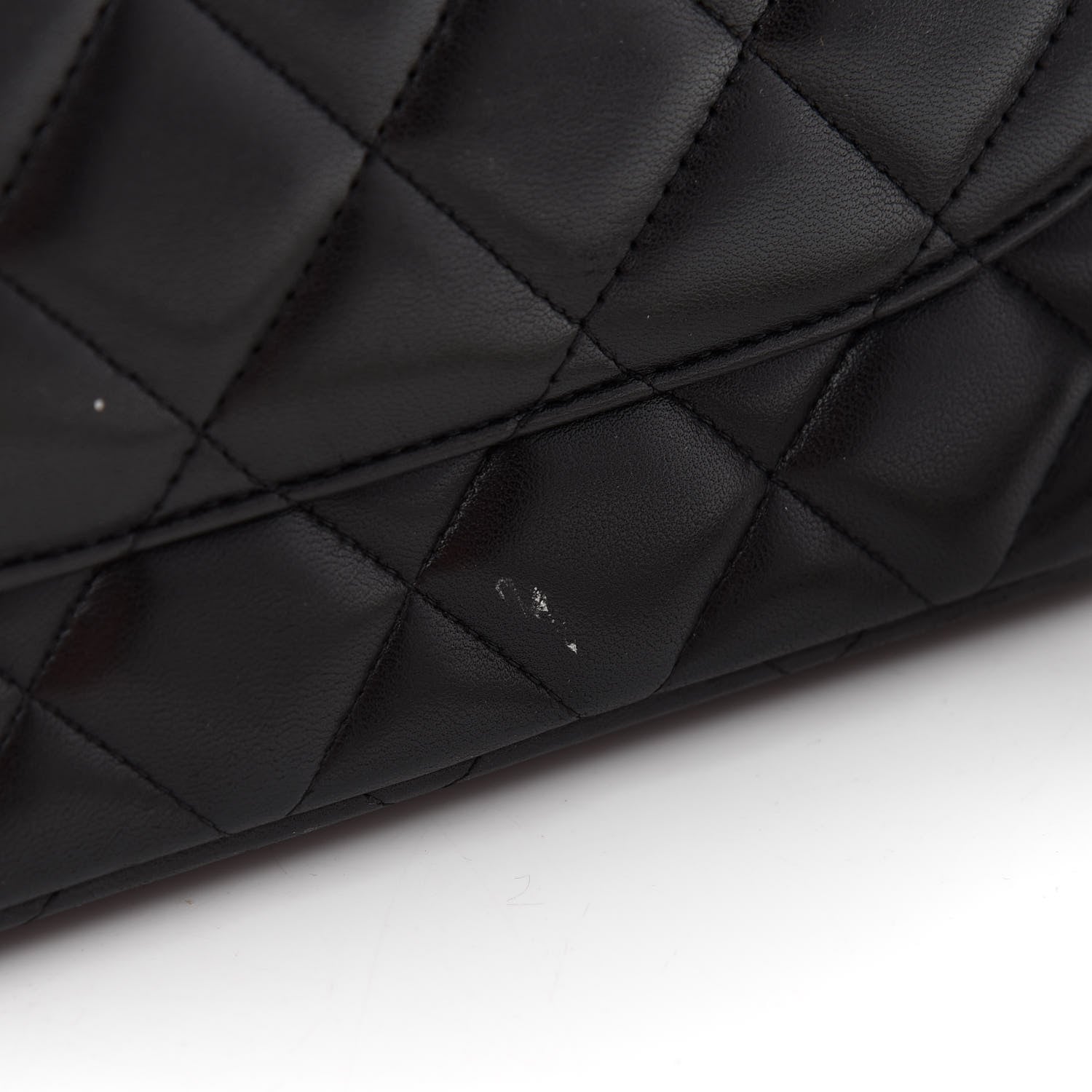 Chanel Lambskin Quilted Maxi Double Flap Black 7 of 12