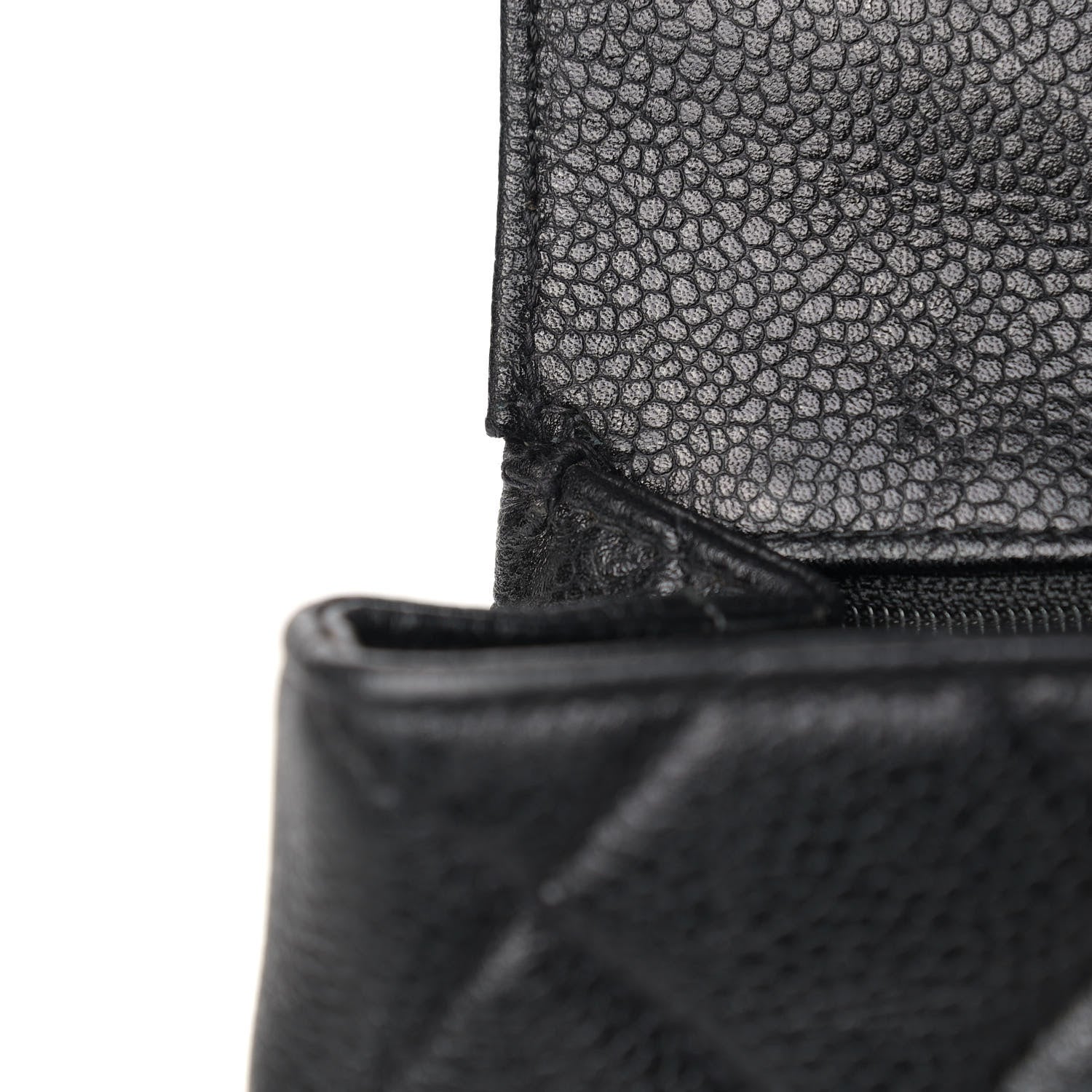 Chanel Caviar Quilted Jumbo Kelly Flap Black 14 of 14