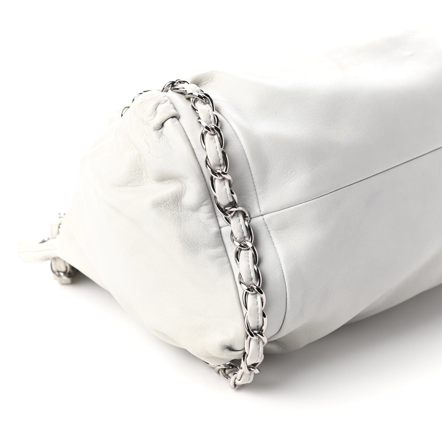 Chanel Lambskin Large Sharpei Shoulder Bag Grey 6 of 11