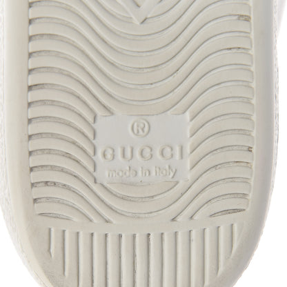 Gucci Calfskin Web Pearl Studded Womens Ace Sneakers 36.5 White 9 of 11