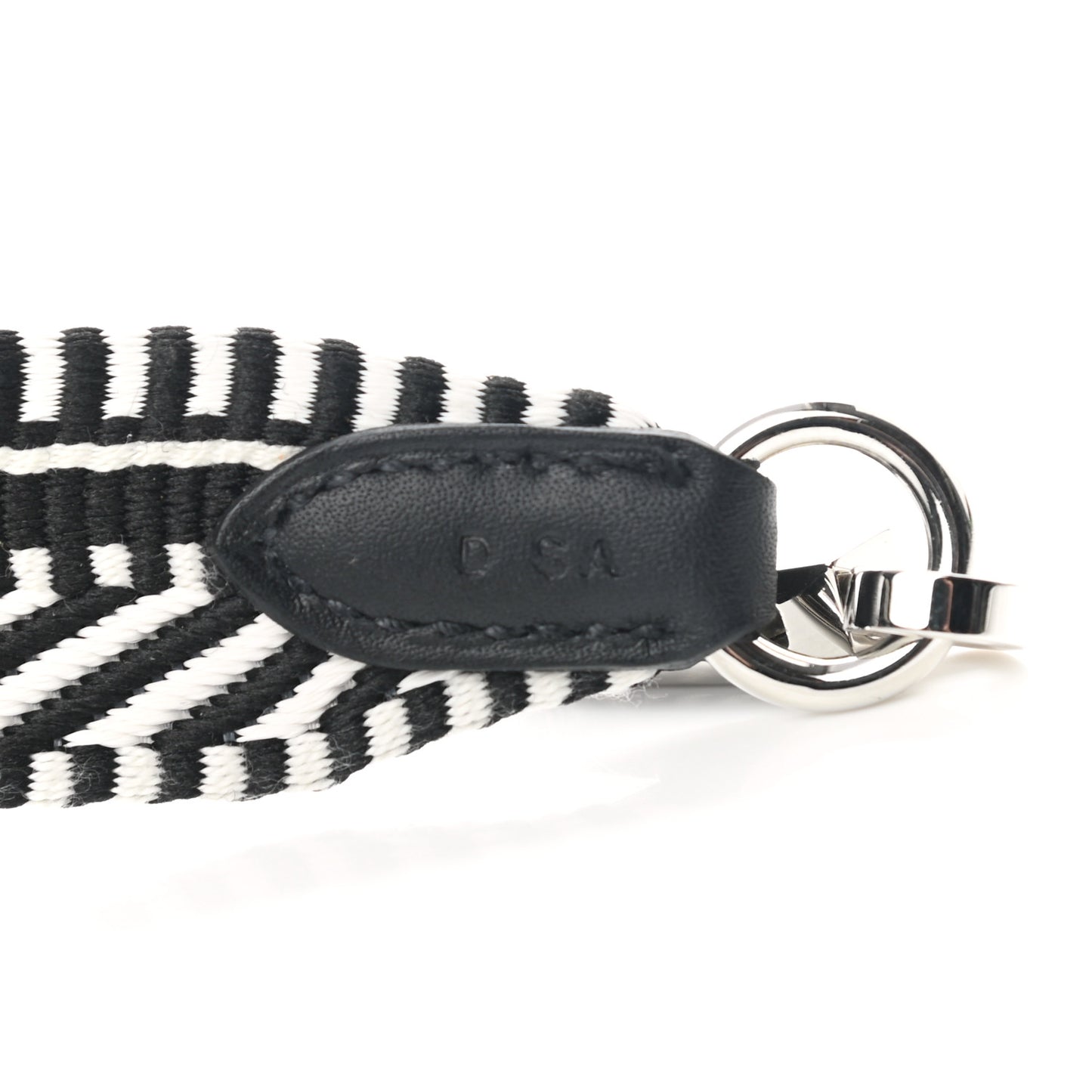Toile Swift 25mm Sangle Cavale Shoulder Strap Black Ecru