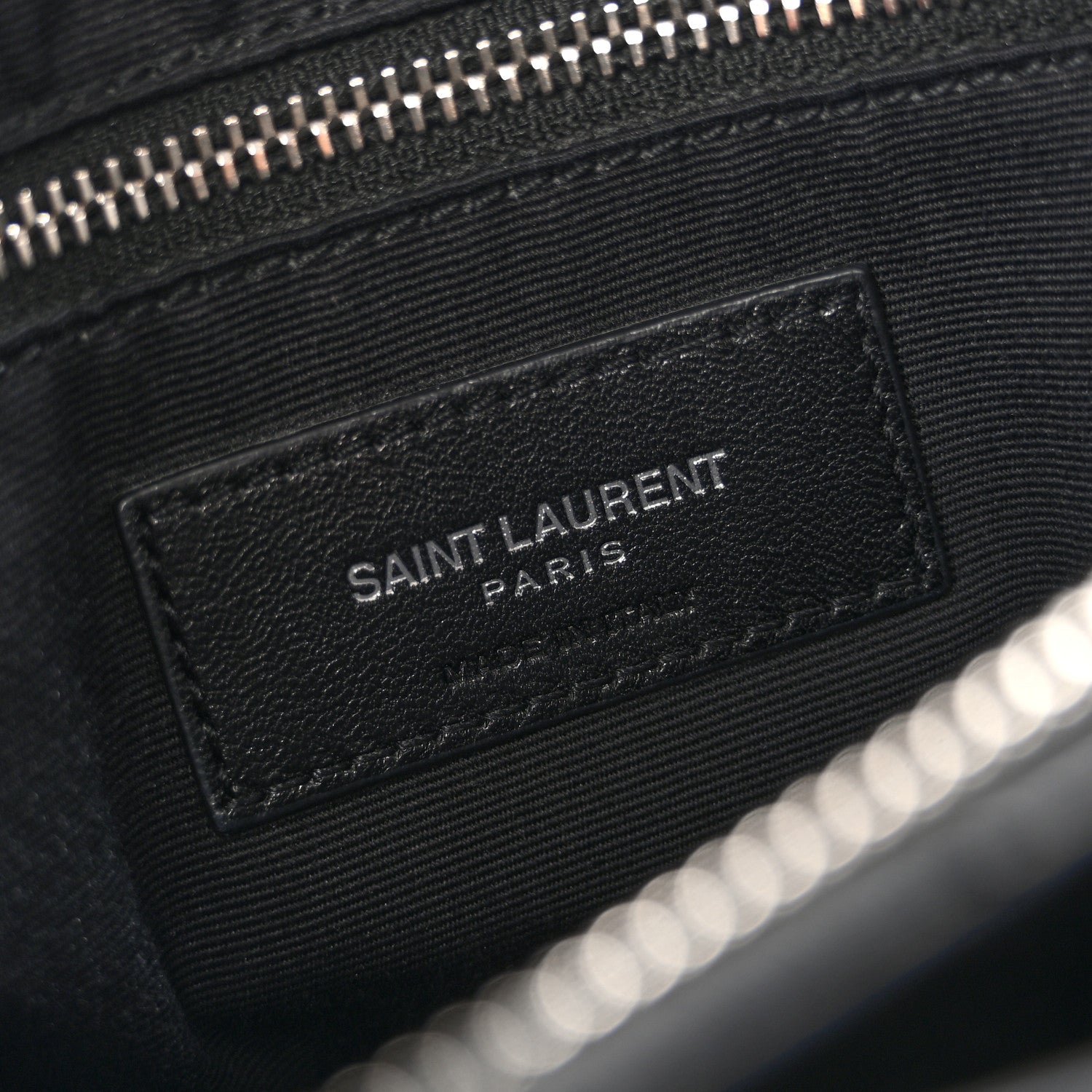 Saint Laurent Calfskin Y Quilted Monogram Medium Loulou Chain Satchel Black 6 of 14