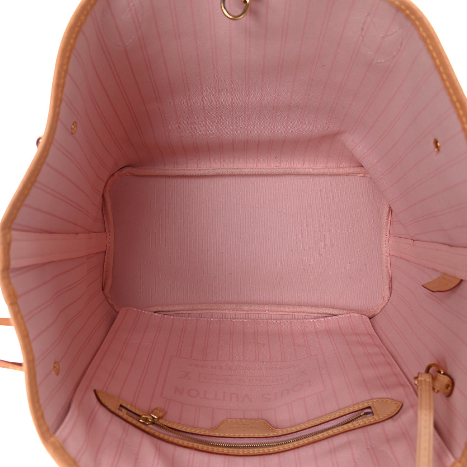 Louis Vuitton Damier Azur Neo Neverfull MM Rose Ballerine 6 of 15