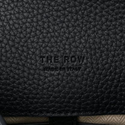 The Row Matte Grained Calfskin Soft Margaux 12 Dark Navy 6 of 9