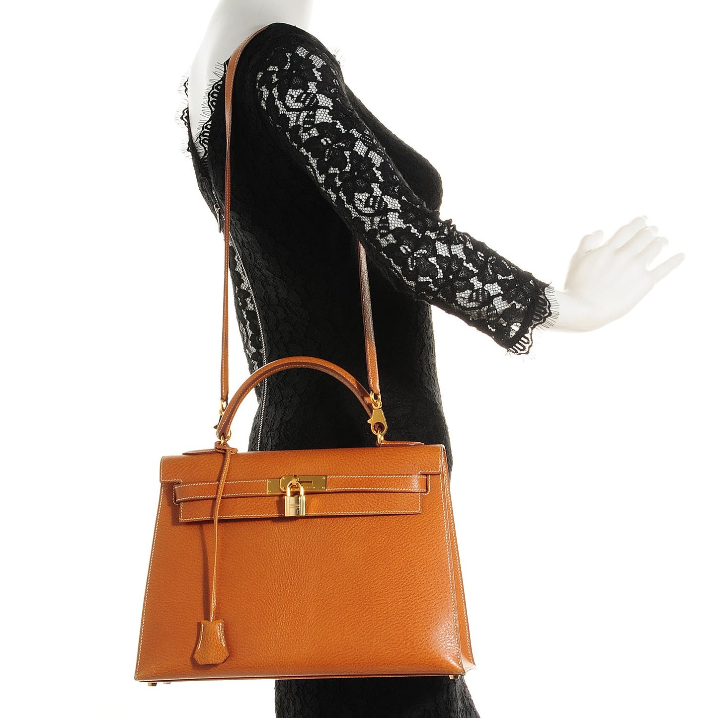 Peau Porc Kelly Sellier 32 Gold