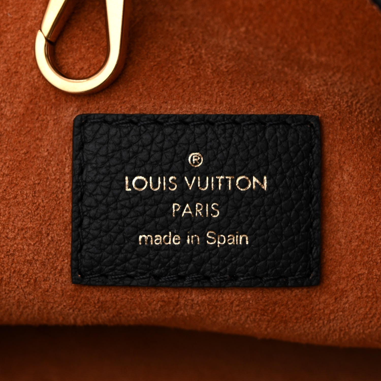 Louis Vuitton Grained Calfskin Low Key Hobo MM Black 7 of 11