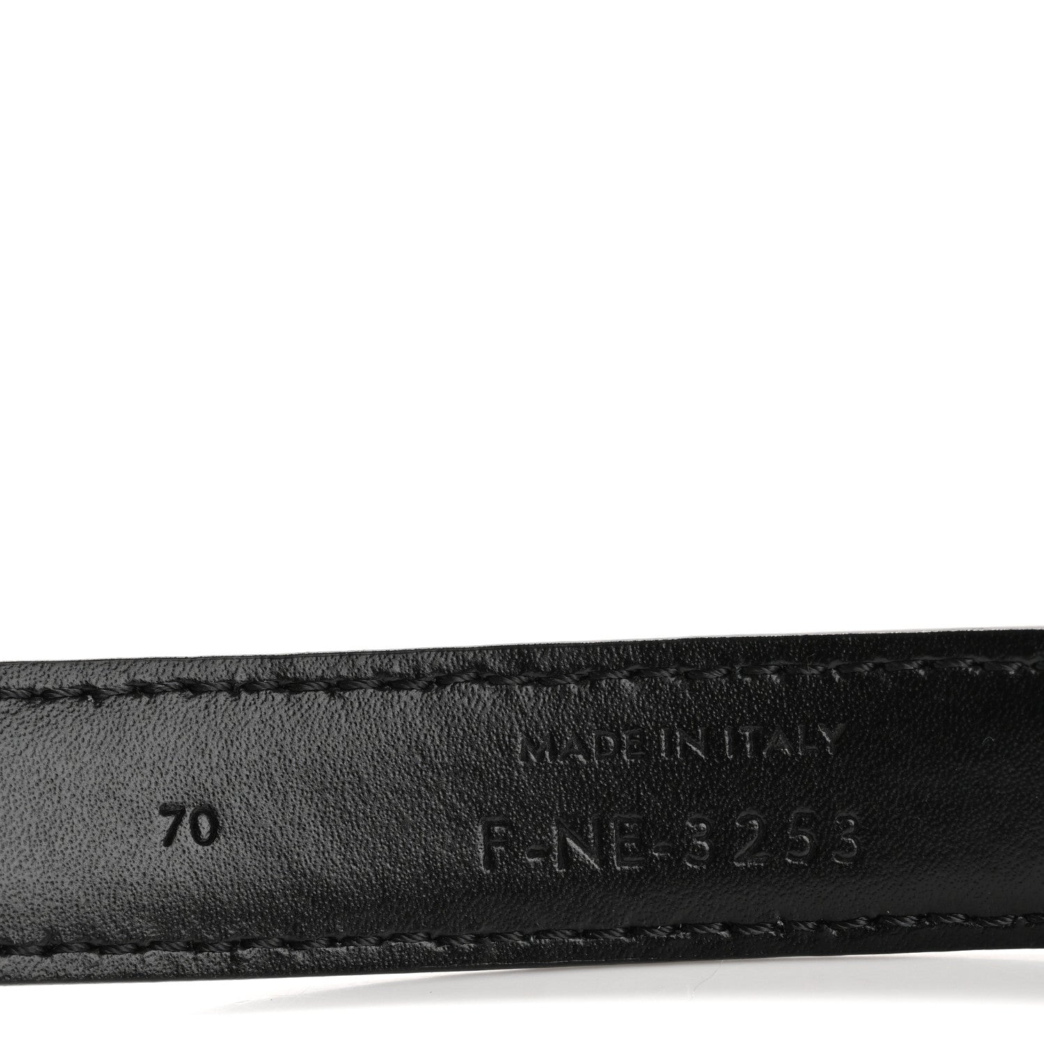 Celine Box Calfskin Small 18mm Triomphe Belt 70 28 Black 6 of 8