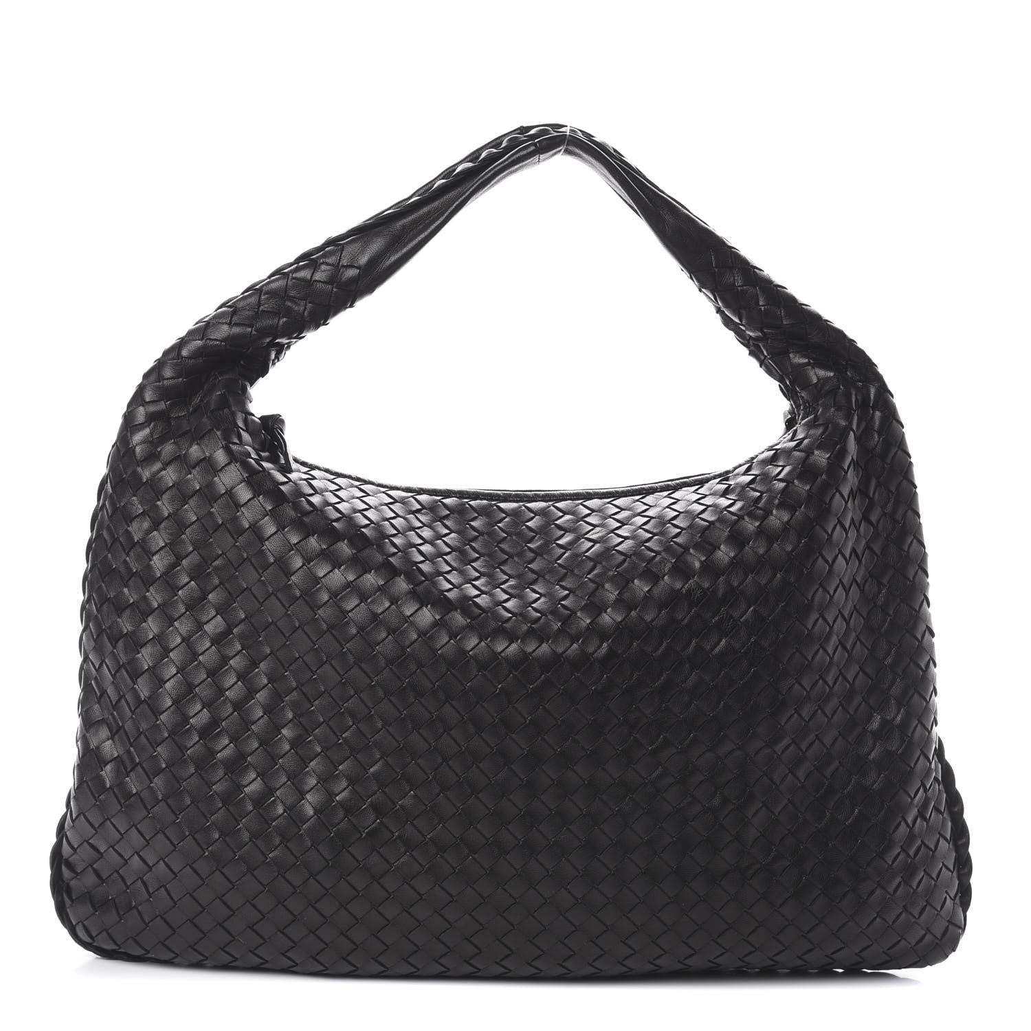 Bottega Veneta Nappa Intrecciato Large Veneta Hobo Black 1 of 8