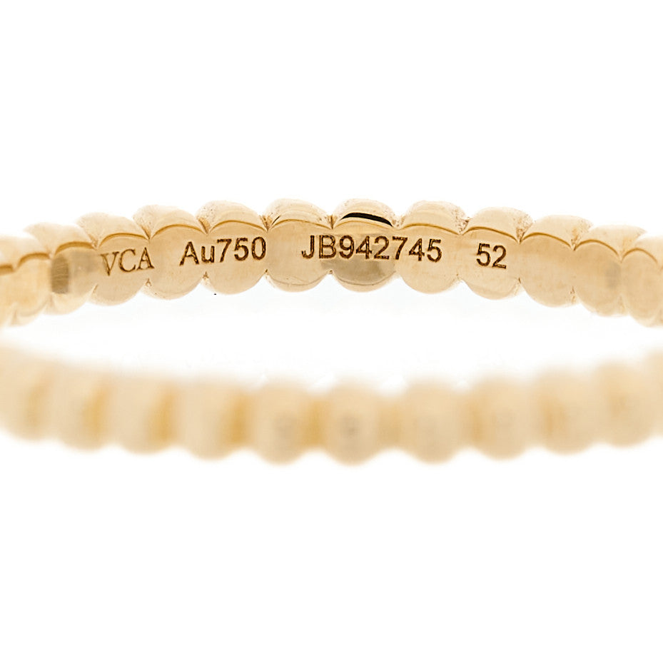 18K Yellow Gold Small Perlee Ring 52 6