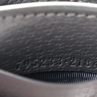 Gucci GG Supreme Monogram Zip Card Case Black Grey 7 of 8