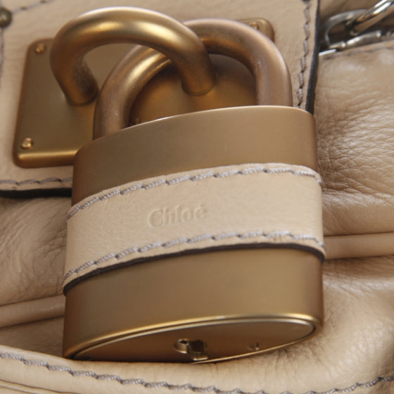 Chloe Leather Paddington Tote Beige 8 of 14