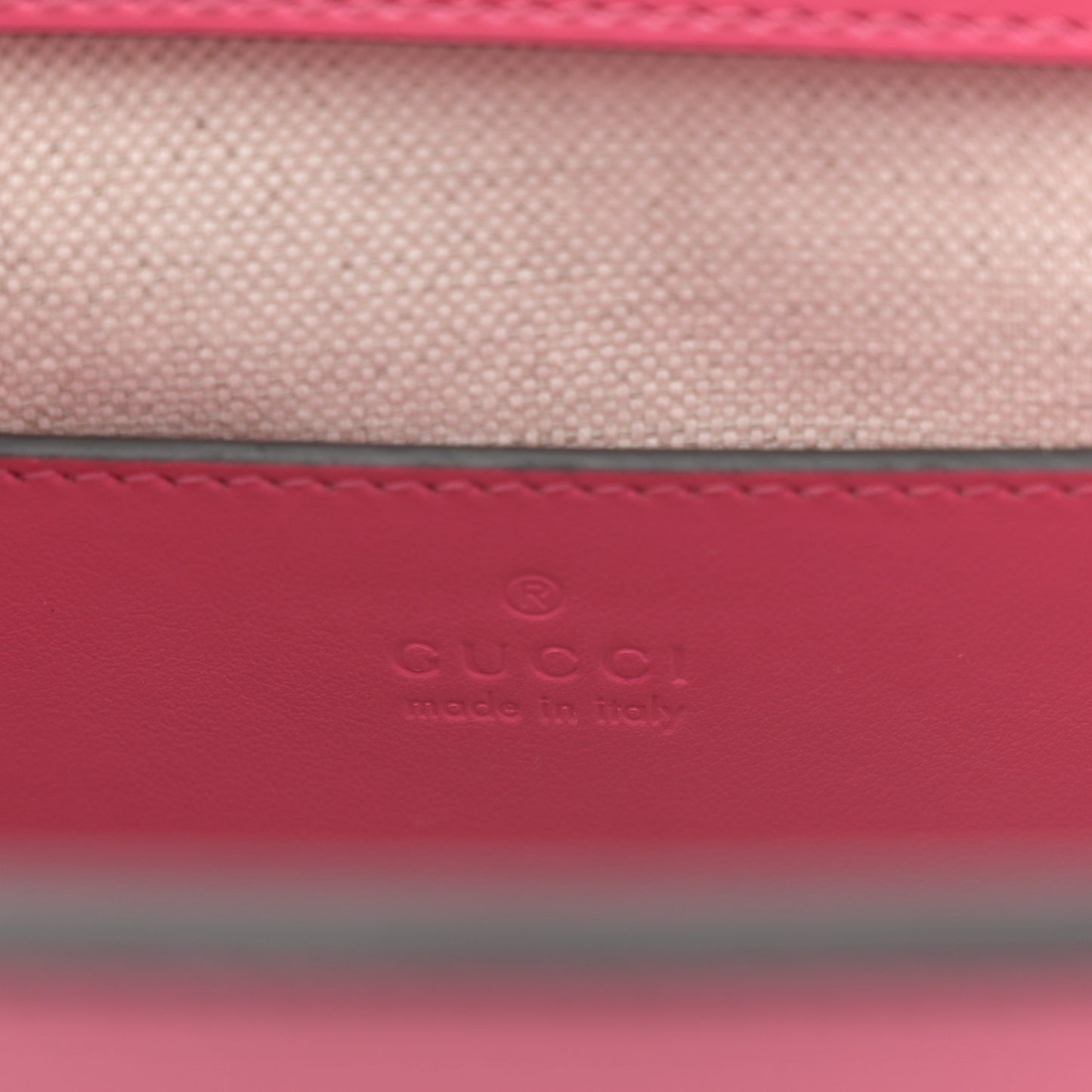 Calfskin GG Matelasse Small Slim Chain Shoulder Bag Rhodamine Pink Natural