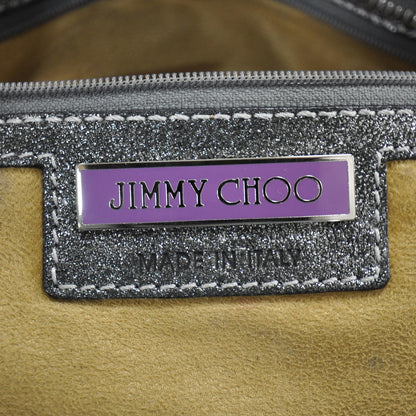 Jimmy Choo Leather Convertible Rio Oversized Clutch Metallic 7 of 8