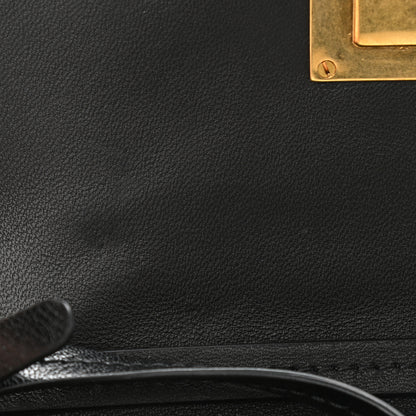 Givenchy Goatskin Quilted GV3 Mini Pocket Convertible Bag Black 9 of 10