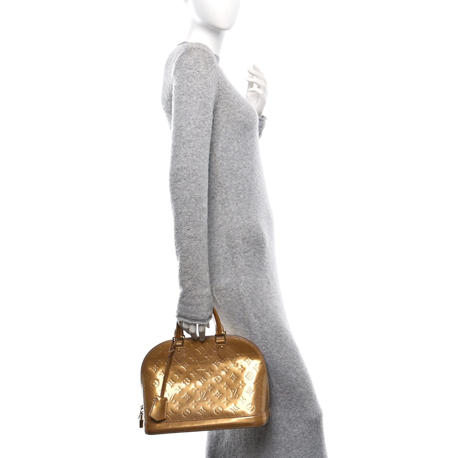 Louis Vuitton Vernis Alma PM Beige Poudre 2 of 12