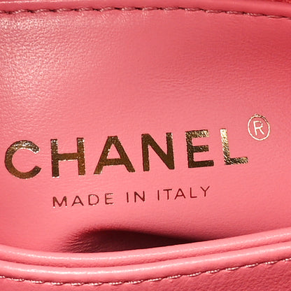 Chanel Caviar Quilted Mini Coco Handle Flap Coral 6 of 11