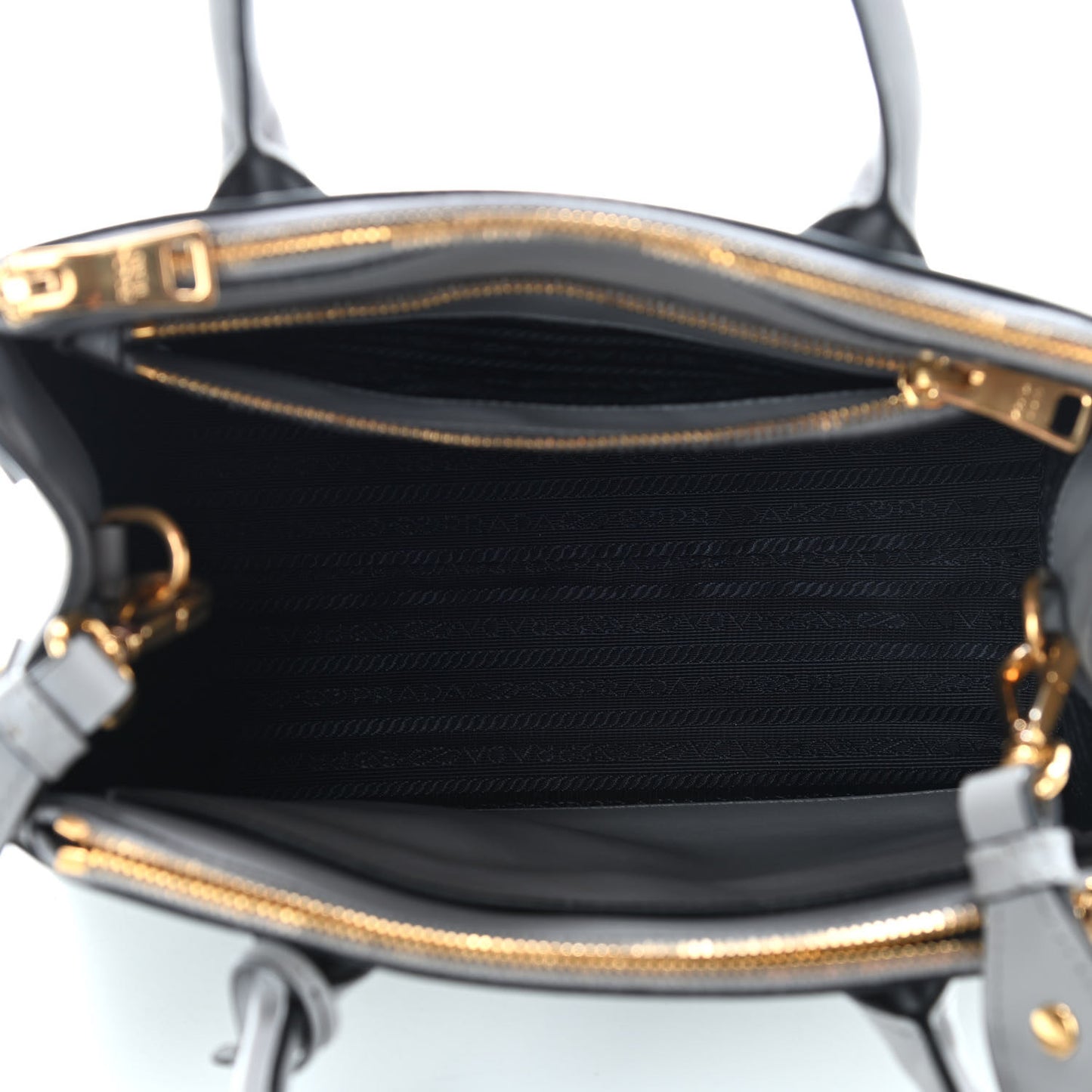 Saffiano City Calfskin Small Paradigme Bag Nube